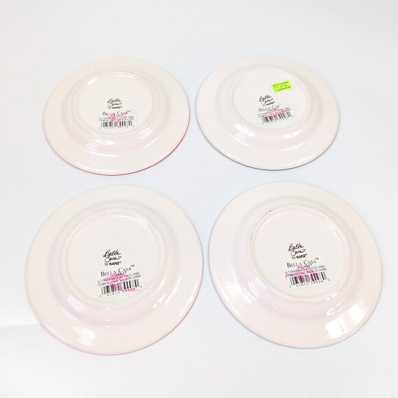 Bella Casa by Ganz Set of 4 Christmas Dessert Plates - Picture 2 of 8